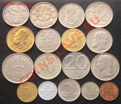 37 разных монет (см. фото и описание). До 12.09_22.00мск - 6242