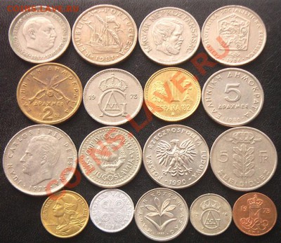 37 разных монет (см. фото и описание). До 12.09_22.00мск - 6243