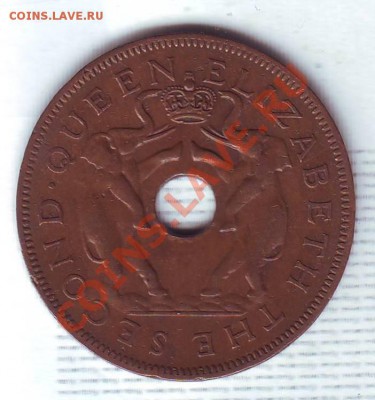 Редезия и Ньясаленд. Пенни.1955.Слоны. до 18 Сентября - 19550009.JPG