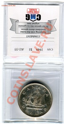 1 $ Канада 1949 год, Парусник,Ag,AU-55, до 17.09.2013 в 22 - Скан_055
