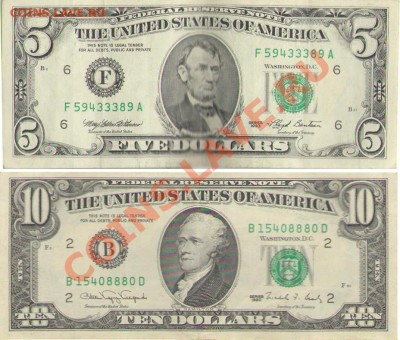 доллары США 1981-95 г, оценка - dollars3