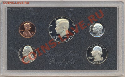США  пруф-сет 1983 г.  16.09.13 г. 22-00 МСК . - 83