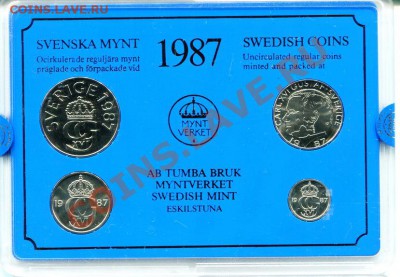 Оф. набор Швеция 1987г. BU 19.09.13 22.00 - 1987_1