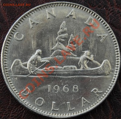 КАНАДА - 1 доллар 1968 - Вояджер - до 19 сентября - 745