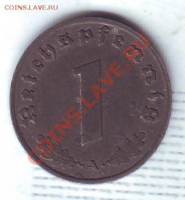 Третий Рейх.Пфенниг.1940.А. до 19 Сентября - 1940 а 10001.JPG