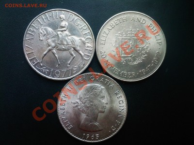 Великобритания КРОНА-1977,1965,1972г.-3 шт.до 15.09 - 14092013
