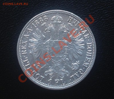 Австрия, 1 флорин 1888 г. Ag 0.900 до 18.09. 22:30 С рубля!! - bwzon_croper_ru