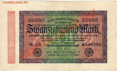 ГЕРМАНИЯ 20000 МАРОК 1923 ДО 19.09.13 В 22.00МСК (5775) - img538