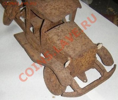 Старая железная игрушка - грузовая машина - DSCF7183.JPG