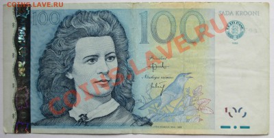 100 крон 1999 Эстония на оценку - Изображение 3 013