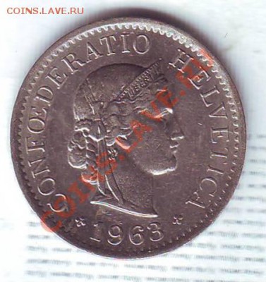 Швейцария.5 Раппен.1963. до 22 Сентября - 19630008.JPG