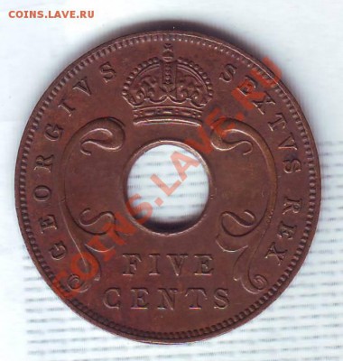 Брит.Вост.Африка.5 Центов.1952. до 22 Сентября - 19520006.JPG