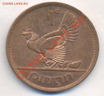 Ирландия пенни 1965 г. Шт. блеск. 20.09.13 г. 22-00 МСК . - ирл1