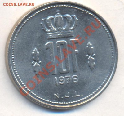 Люксембург 10 франков 1976 г. 20.09.13 г. 22-00 МСК . - л10 1