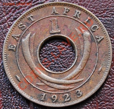 БРИТ.ВОСТ.АФРИКА - 1 цент 1923 - Георг V - до 23 сентября - 934