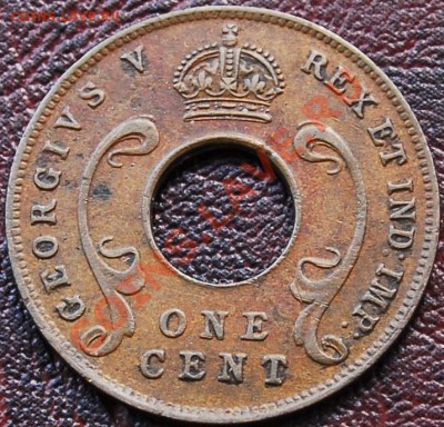 БРИТ.ВОСТ.АФРИКА - 1 цент 1923 - Георг V - до 23 сентября - 935