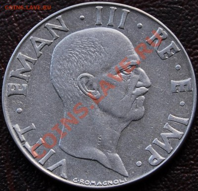 ИТАЛИЯ - 50 чентезими 1940 - до 23 сентября - 933