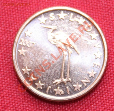 С РУБЛЯ СЛОВЕНИЯ 1 евроцент 2007г. до 22.09.13.в 22-00 - IMG_7634.JPG