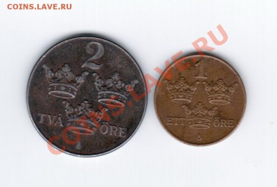 Швеция 1 оре 1941, 2 оре 1949 до 22.09.2013 г. 21:00 мск - Швеция 2