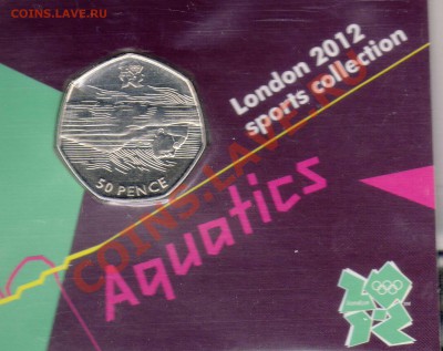 Великобритания 50 пенсов 2011 Плавание до 23.09-22ч (6627) - img836