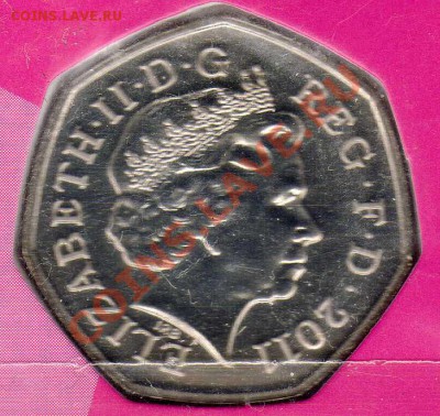 Великобритания 50 пенсов 2011 Гимнастика до 23.09-22ч (6627) - img842