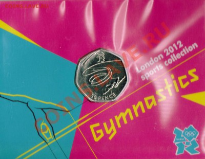 Великобритания 50 пенсов 2011 Гимнастика до 23.09-22ч (6627) - img846