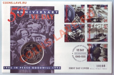 Гернси.2 Фунта.1995.День "Д".В конверте с марками. до 24.09 - 19940013.JPG