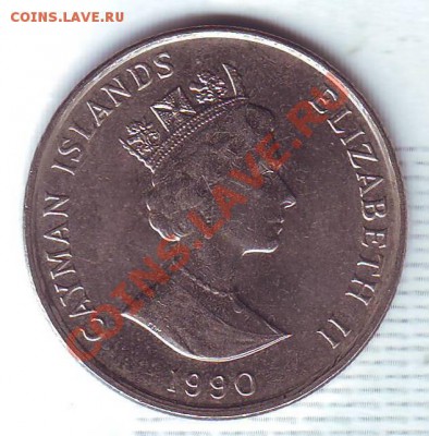 Кайманы.25 Центов.1990.Парусник.до 24 Сентября - 19900016.JPG