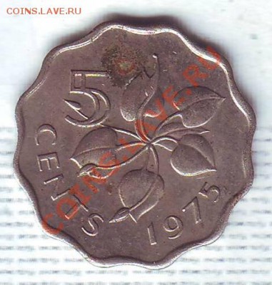 Свазиленд.5 Центов.1975. до 25 Сентября - 19750010.JPG