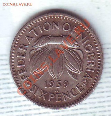 Брит.Нигерия.6 Пенсов.1959. до 25 Сентября - 19590011.JPG