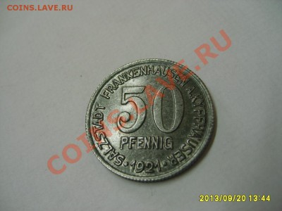 Salzstadt FRANKENHAUSEN a.KYFFHAUSER ,50 ПФЕННИГОВ 1921! - S6000668.JPG