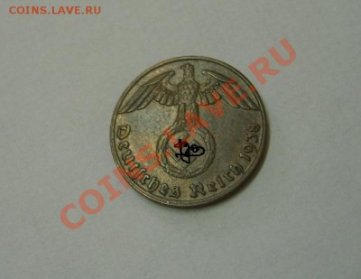 РЕЙХ,1 ПФЕННИГ 1938 J ( бронза,свастика)!!до22.09.2013 - S6000632.JPG