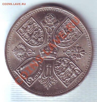 В.Британия.Крона.1953.Коронация. до 27 Сентября - 19530012.JPG