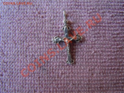 серебряный крест 925пр., вес 1,45гр.,до 27.09.2013г. в 22.00 - DSCN2486.JPG