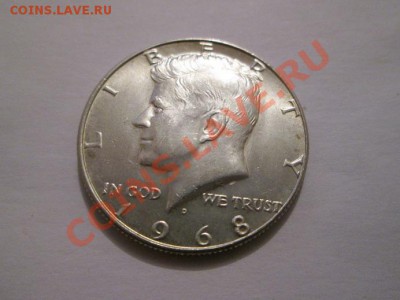 Полдоллара 1968г.CША,Серебро штемп блеск С Рубля до 27.09 - IMG_1477а