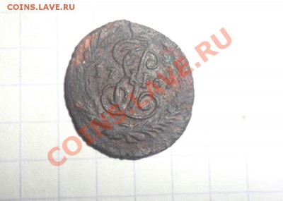 Полушка 1767 г. Оценка - фотоопарат 002а