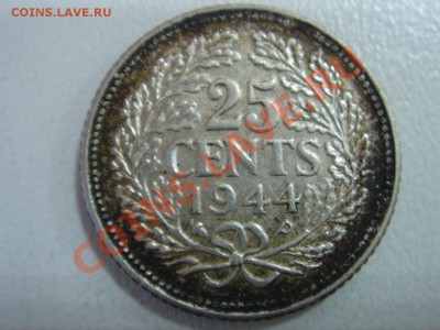 Нидерланды: Ag-640 25 центов 1944 до 27.09.13, 22-00 - Нидерланды 25 центов 1944-1.JPG