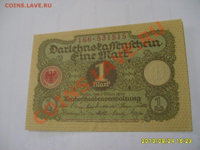 ГЕРМАНИЯ,1 МАРКА 1920 г(почти пресс )!!до 26.09.2013 - S6000689.JPG