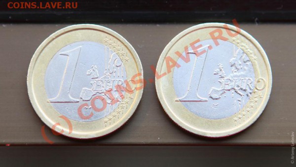 2 евро старого и нового образца - uro-euro