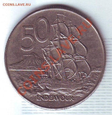 Н.Зеландия.50 центов.1982."Эндевор". до 30 Сентября - 19820029.JPG
