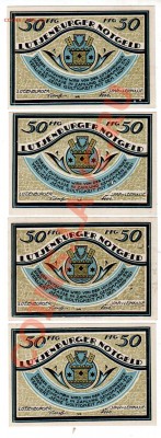 ГЕРМАНИЯ, нотгельды ЛЮТЕНБУРГ полн. серия, до 30.09 @ 22:00 - banknote_0898