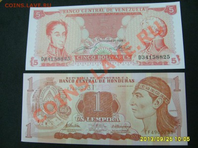 ВЕНЕСУЭЛА,5 BOLIVARES 1989+ГОНДУРАС,1 ЛЕМПИРА 2010г!до 26.09 - S6000715.JPG
