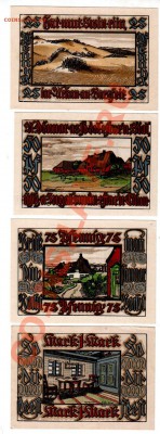 ГЕРМАНИЯ, нотгельды Норддорф, полн. серия, до 30.09 @ 22:00 - banknote_0909