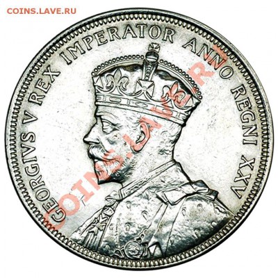 Первый канадский серебряный доллар 1935; до 25.09_22.10мск - 6339