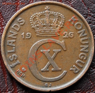 ИСЛАНДИЯ - 5 эйре 1926 - до 1 октября - 336