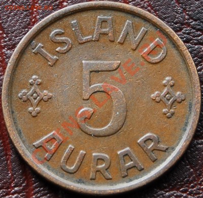 ИСЛАНДИЯ - 5 эйре 1926 - до 1 октября - 337