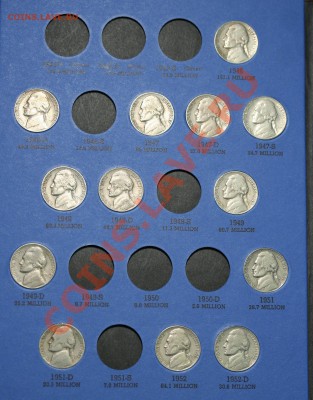США альбом 5 центов, 1938-1961, 39шт, до 01.10.13г 22-30 - дж_03.JPG