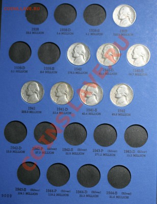 США альбом 5 центов, 1938-1961, 39шт, до 01.10.13г 22-30 - дж_02.JPG