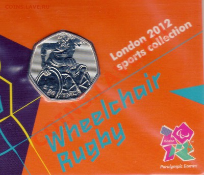 Великобритания 50 пенсов 2011 Пара-регби до 30.09-22ч (6627) - img072