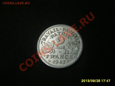 ФРАНЦИЯ,2 ФРАНКА 1943(Режим Виши)г!!до 26.09.2013 - S6000732.JPG